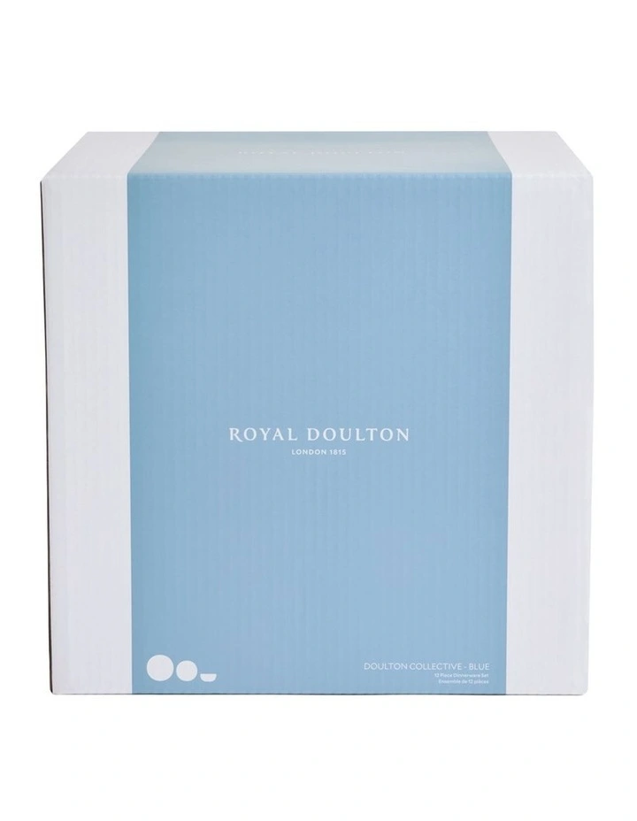 Collective Dinnerware Set 12Pieces in Blue image 6