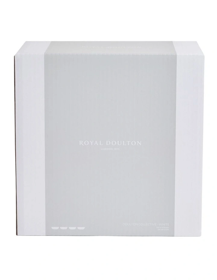 Collective Pasta Bowl Set of 4 in White image 3