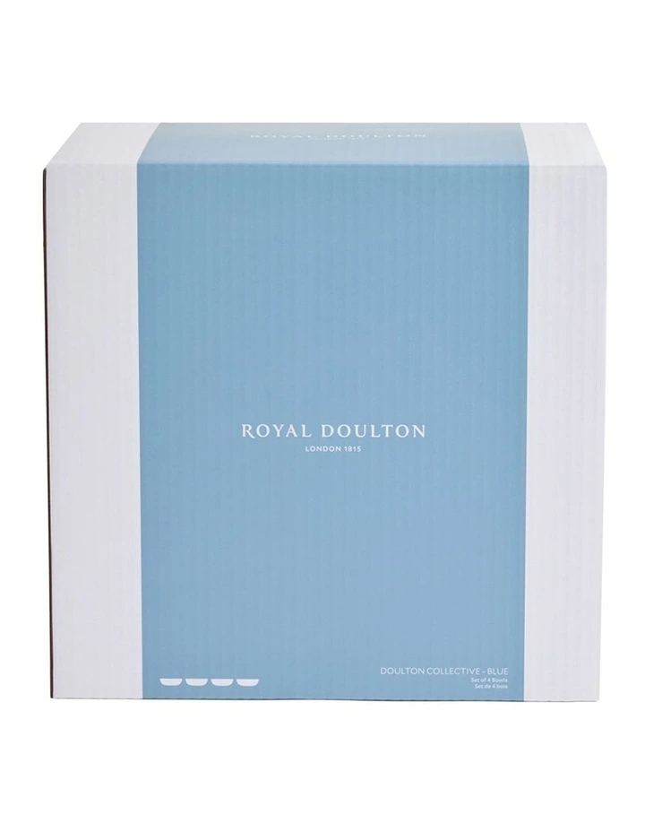 Collective Pasta Bowl Set of 4 in Blue image 3