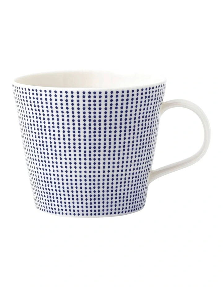 Pacific Dinnerware Set 16 Piece in Blue Dots image 4