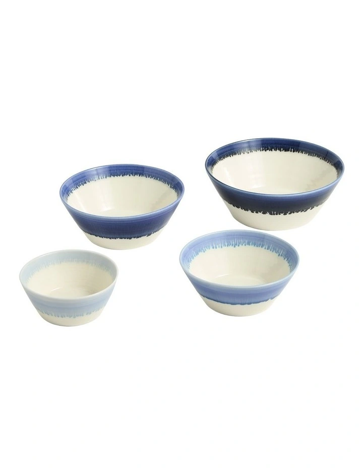 Stacking Bowl Set of 4 in Pacific Glaze image 2