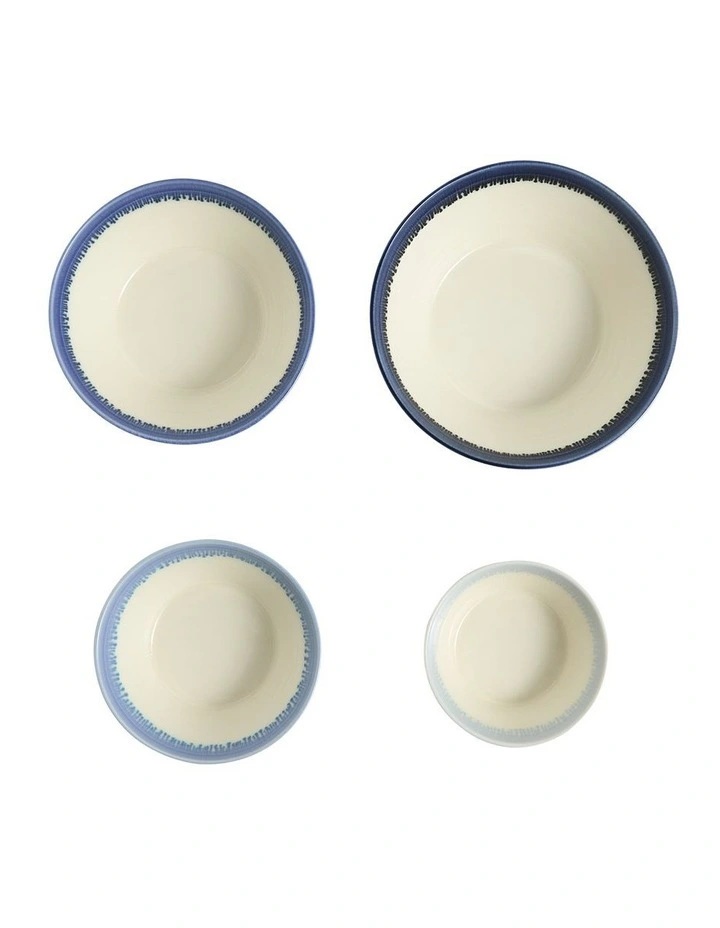 Stacking Bowl Set of 4 in Pacific Glaze image 4
