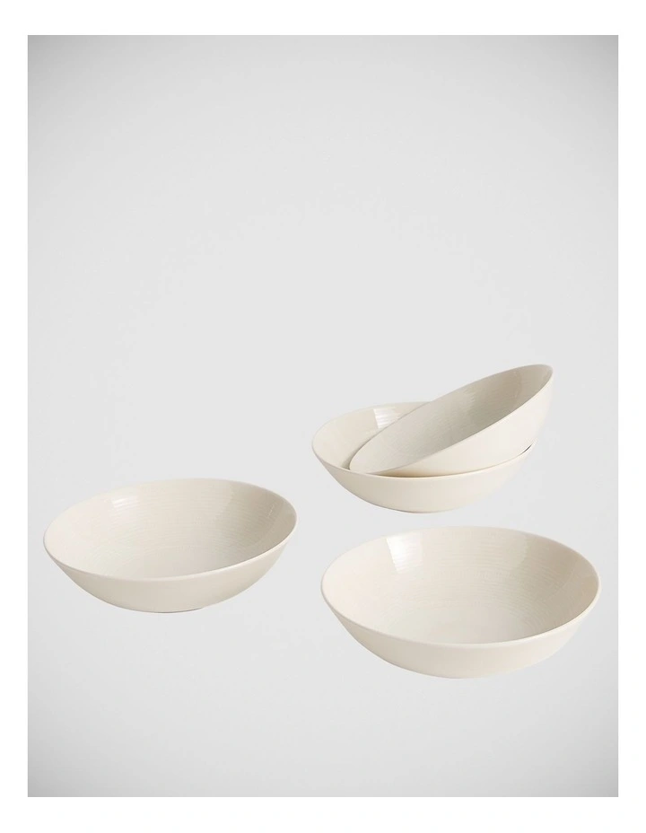 Lambeth Dinnerware Set 12 Pieces, White image 4