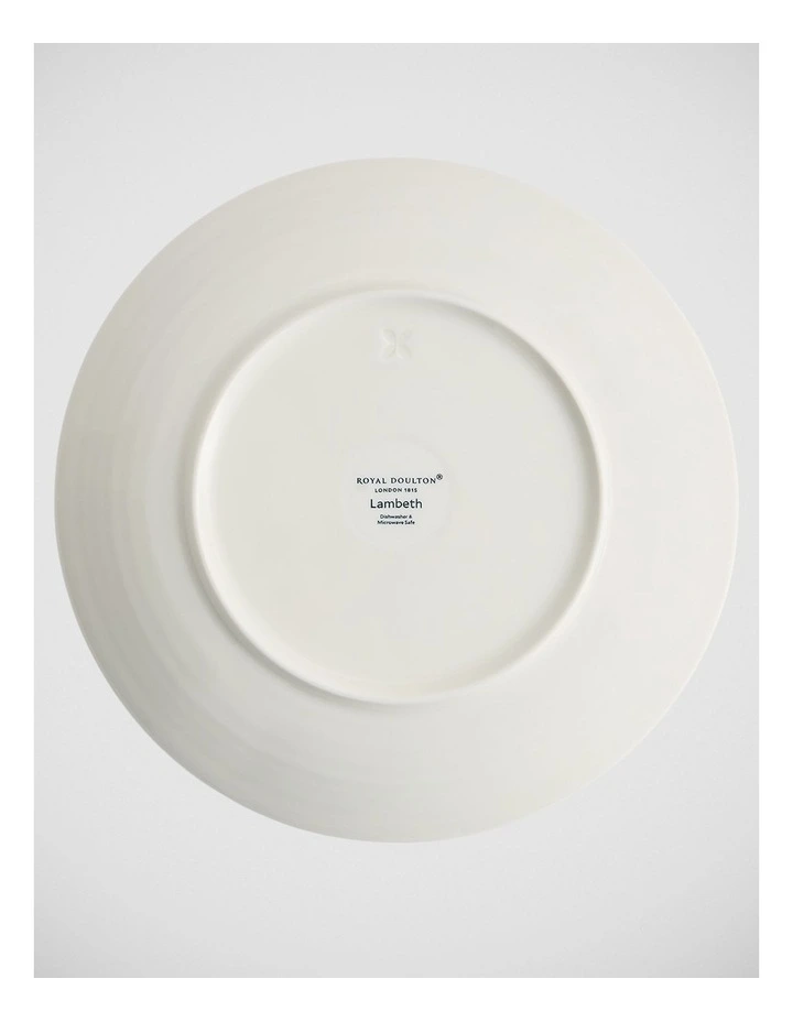 Lambeth Plate 22cm, White image 5