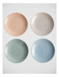 Lambeth Plate 17cm, Mixed, Set of 4