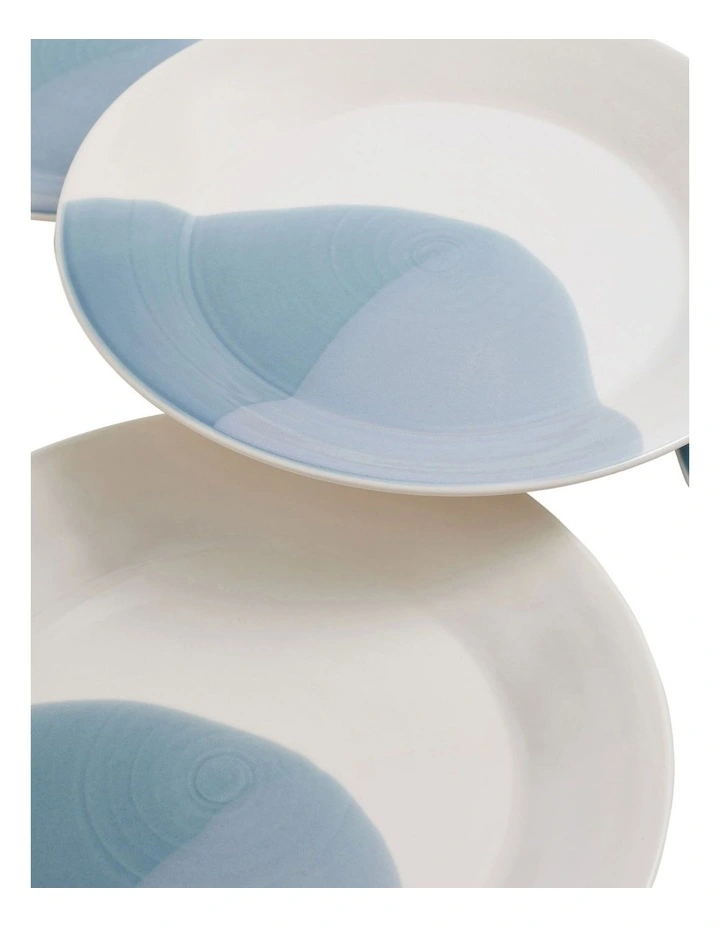 1815 Signature Plate 24cm Set of 4 in Blue image 4