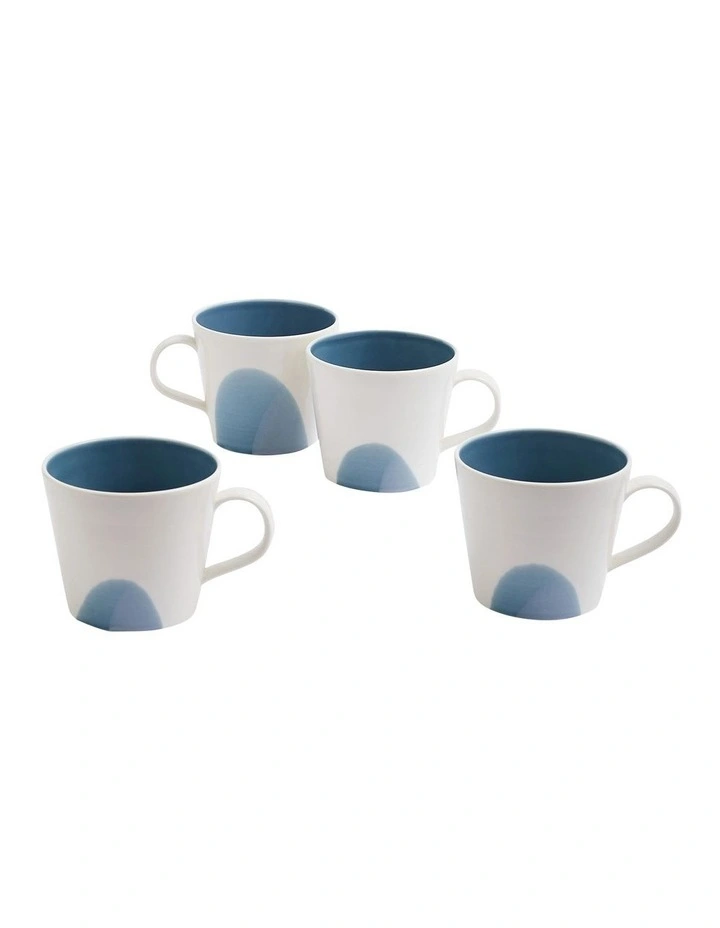 1815 Signature Mug 400ml Set of 4 in Blue image 1