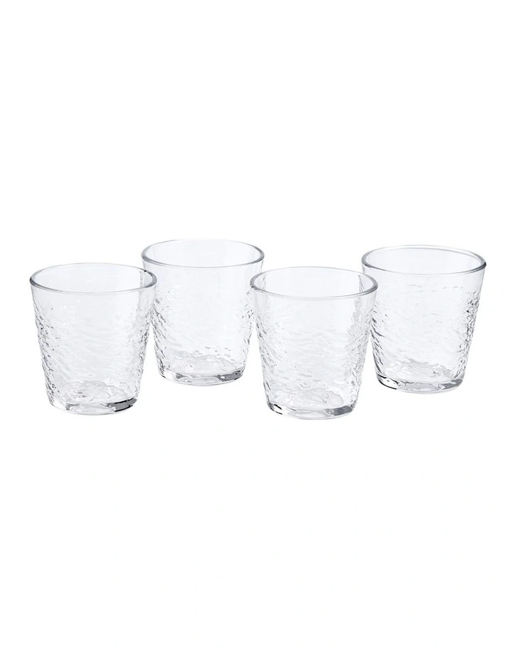 Pacific Tumbler Set Of 4 350ml in Clear image 1