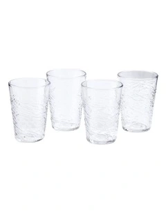 Pacific Hiball Glass 500ml Set of 4 in Clear
