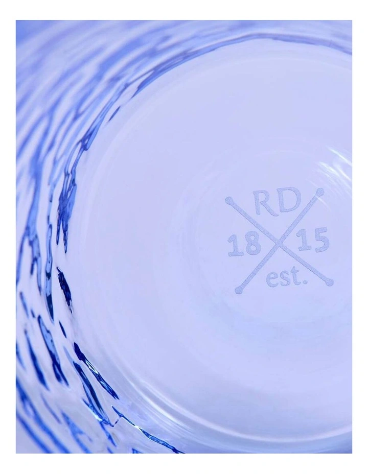 Pacific Tumbler Glass 350ml Set of 4 in Blue image 4