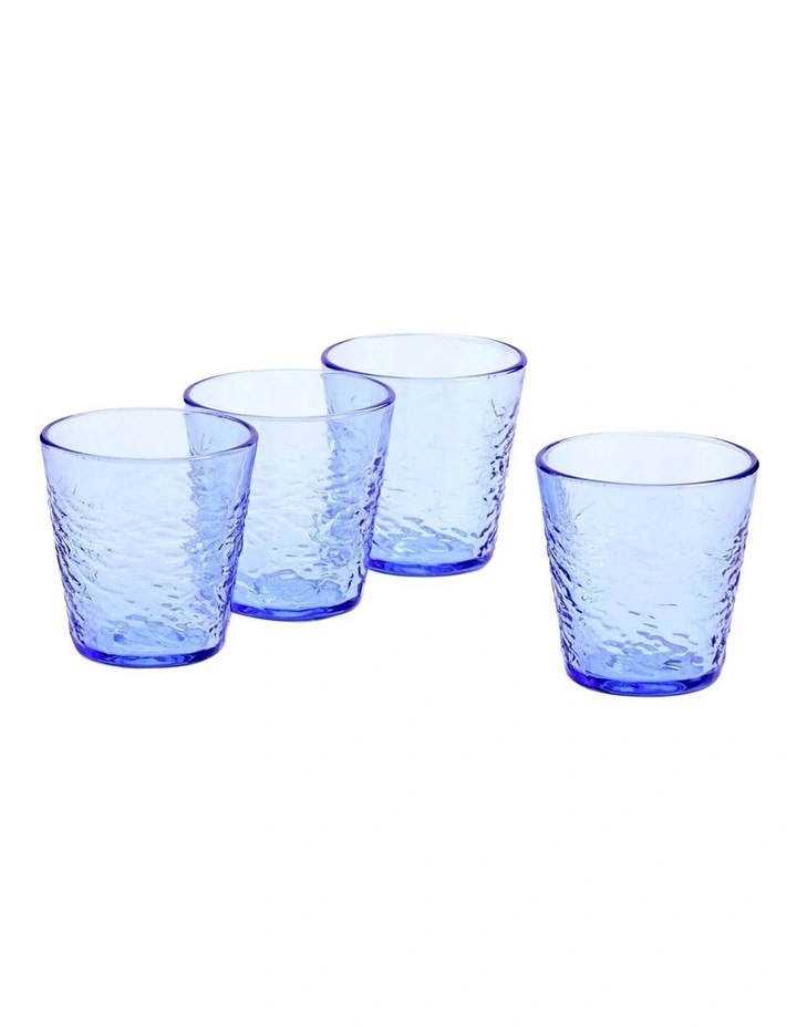 Pacific Tumbler Glass 350ml Set of 4 in Blue image 5