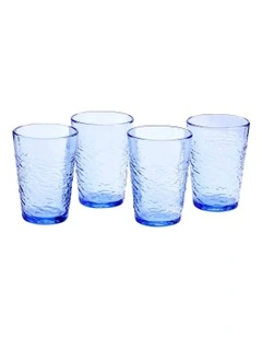 Pacific Hiball Glass 500ml Set of 4 in Blue