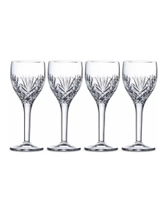 Highgate White Wine Glass Set of 4 in Clear