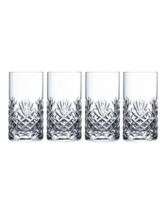 Highgate Hiball Glass Set of 4 in Clear