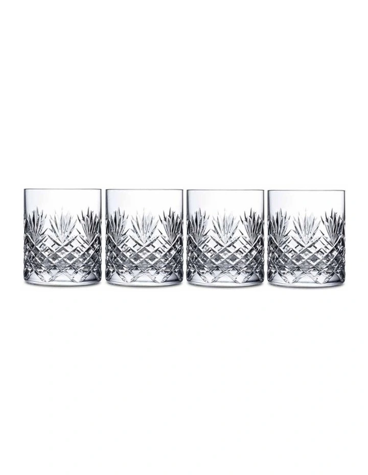 Highgate Double Old Fashioned Glass Set of 4 in Clear image 1