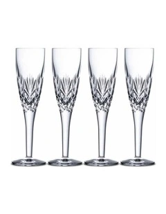 Highgate Flute Set of 4 in Silver