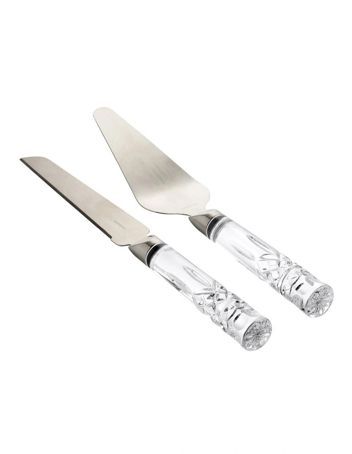 Waterford Lismore Cake Knife And Server Set In Clear MYER