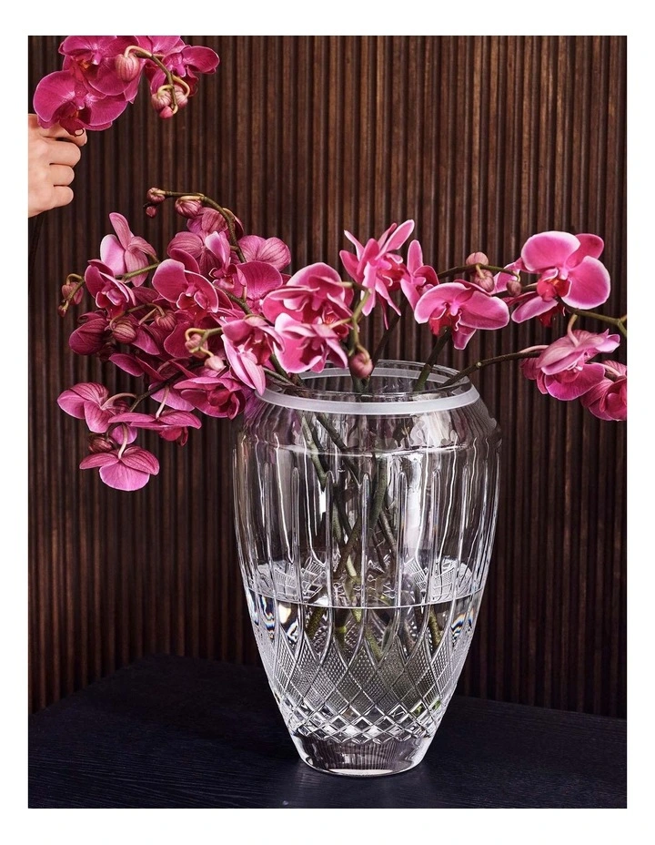 Lismore Arcus Mastercraft Vase 31cm in Clear image 2