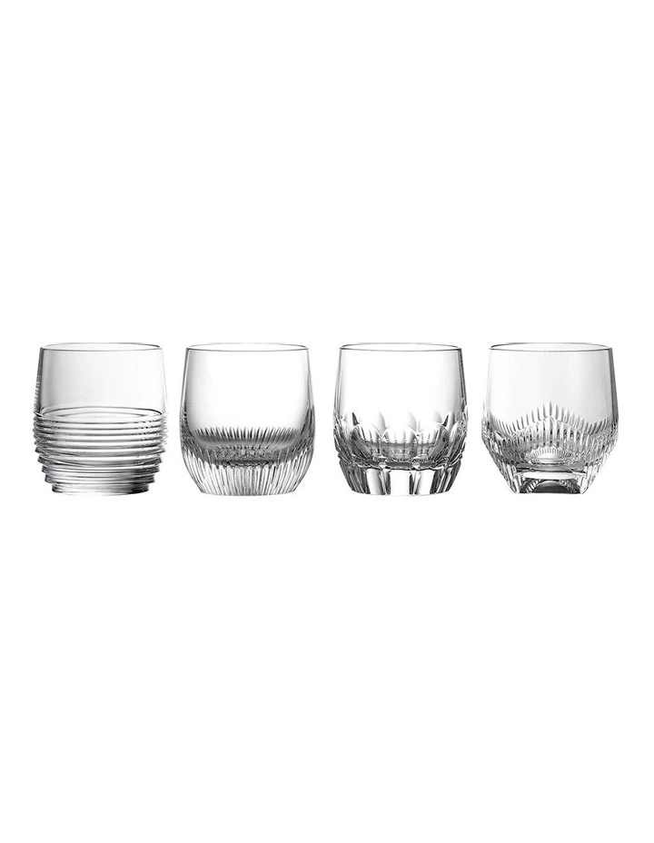 Tumbler Mixed Set of 4 in Clear image 1