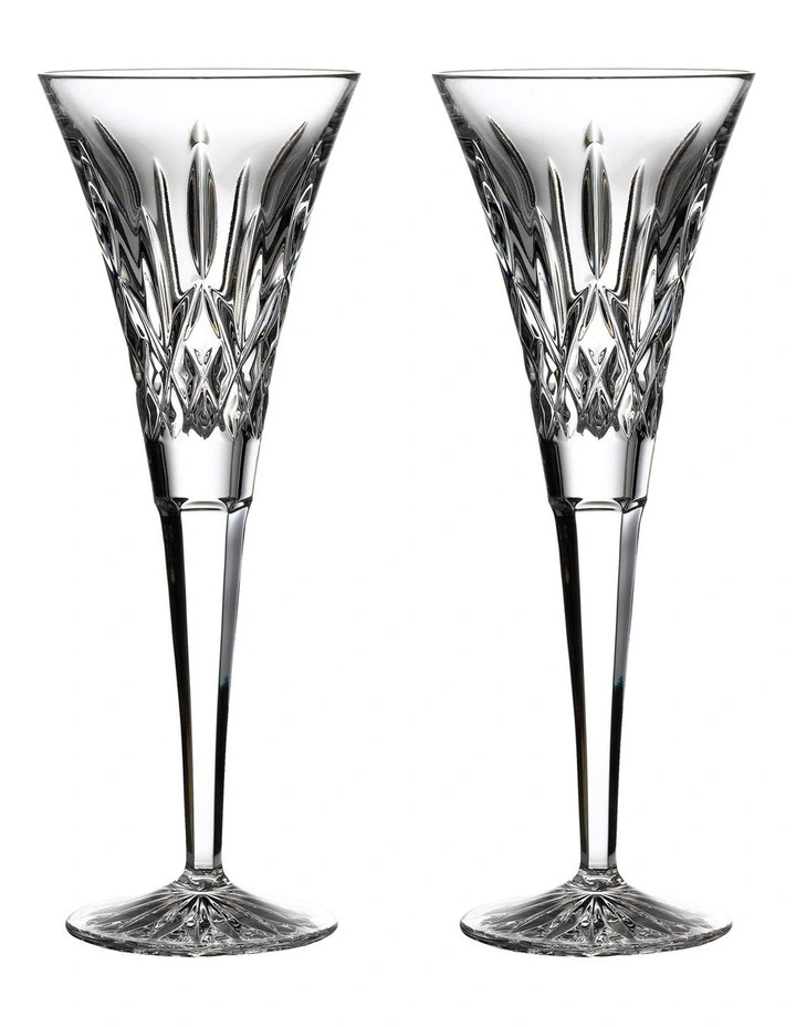 Lismore Toasting Flute Pair 210ml image 1
