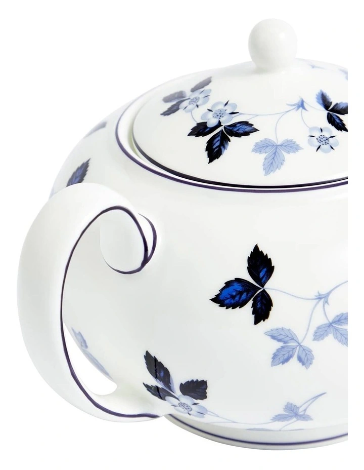 Wild Strawberry Inky Blue Teapot 800ml in Multi-colour image 5