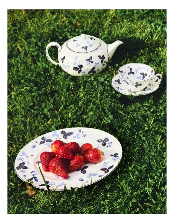 Wild Strawberry Inky Blue Teapot 800ml in Multi-colour image 6