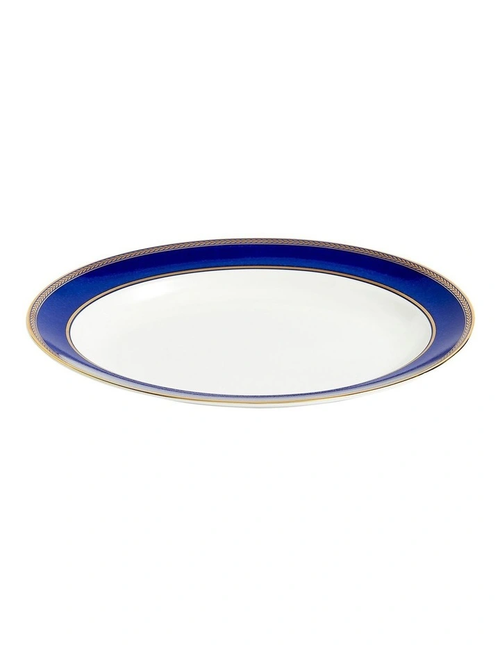 Renaissance Oval Platter 28cm in Blue/Gold image 4