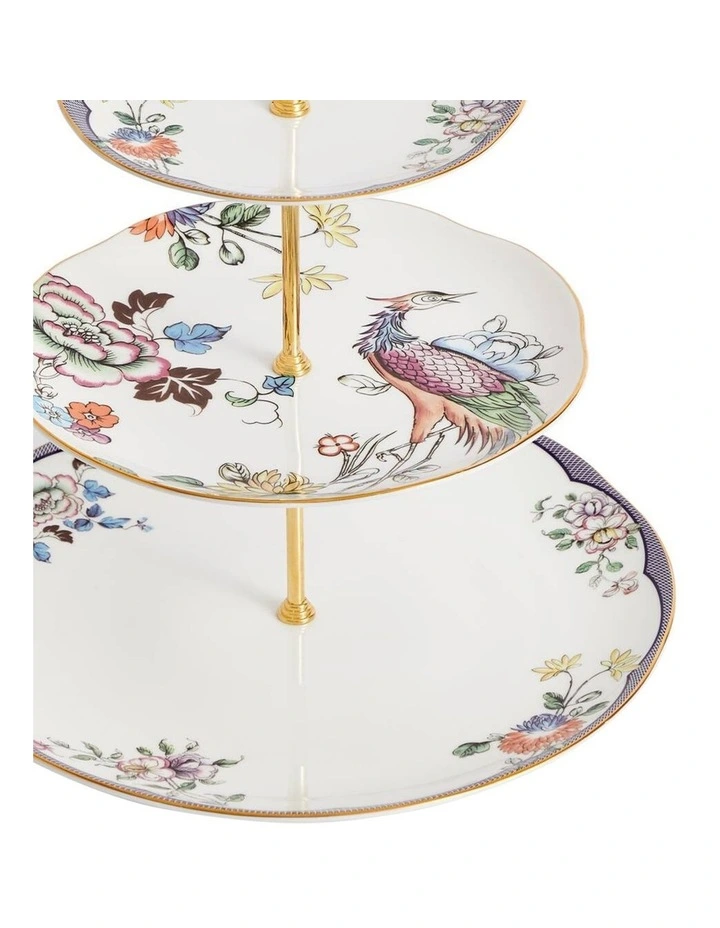 Fortune 3 Tier Cake Stand in Multi image 1