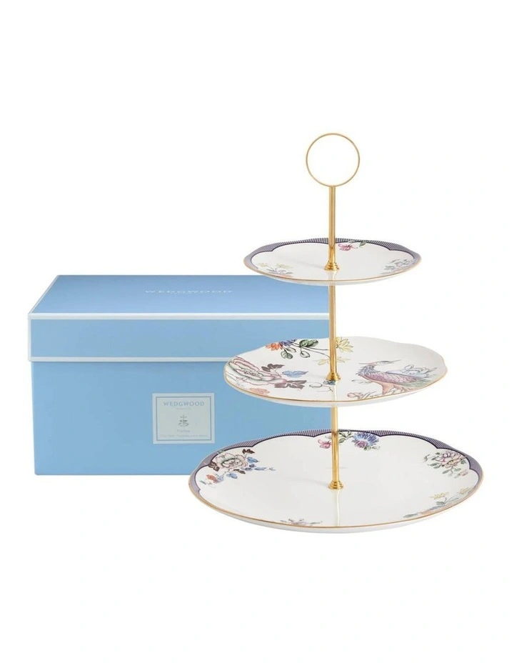 Fortune 3 Tier Cake Stand in Multi image 5