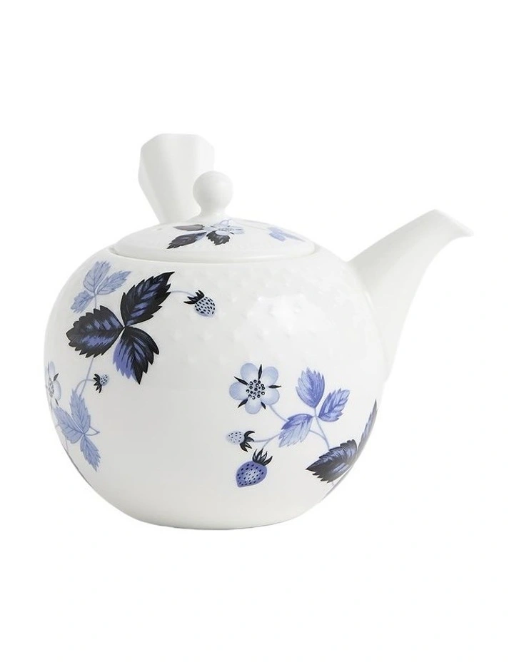 Wild Strawberry Teapot 430ml in Inky Blue image 2