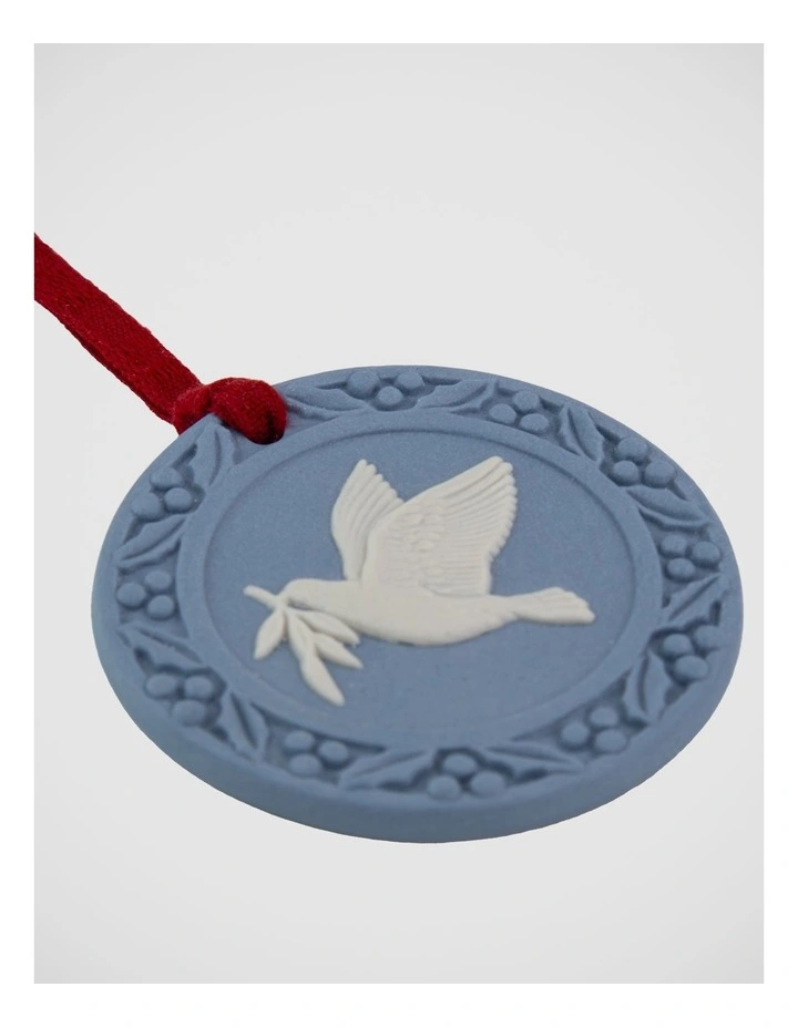 Festive Dove Ornament Blue / White image 2