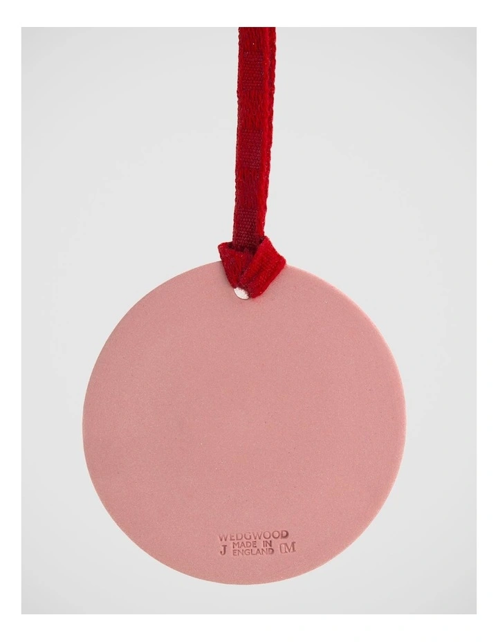Festive Snowflake Ornament Pink / White image 2