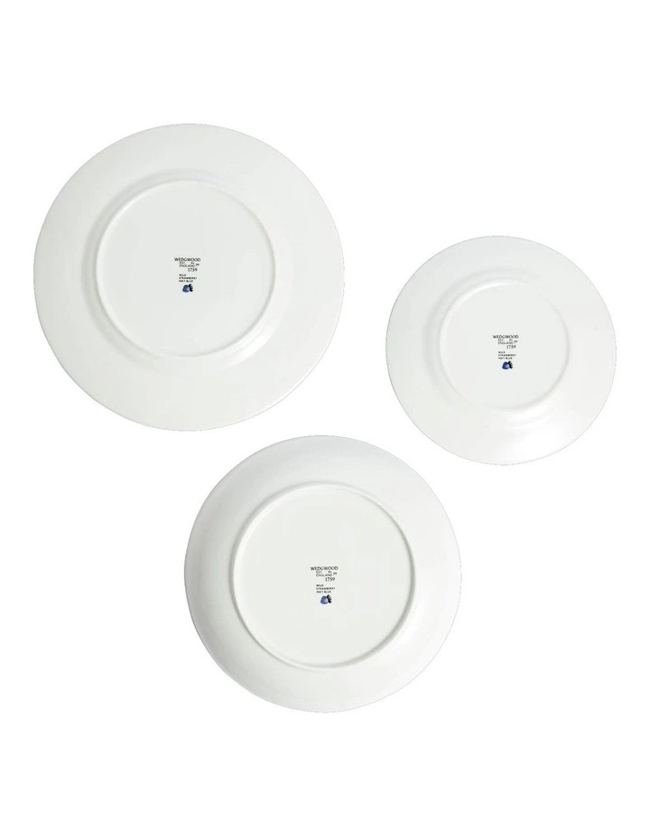 Wild Strawberry Inky Blue Dinnerware 4 Pieces in Multi image 5