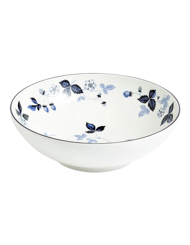 Wild Strawberry Inky Blue Cereal Bowl 18cm in Multi-colour image 1