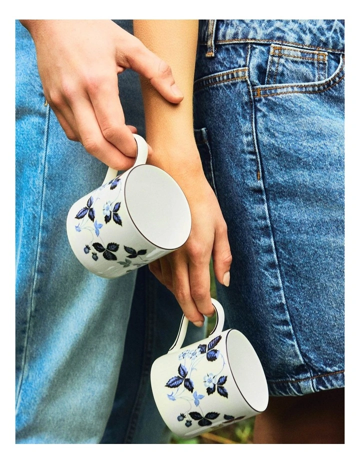 Wild Strawberry Inky Blue Mug 326ml in Multi-colour image 5