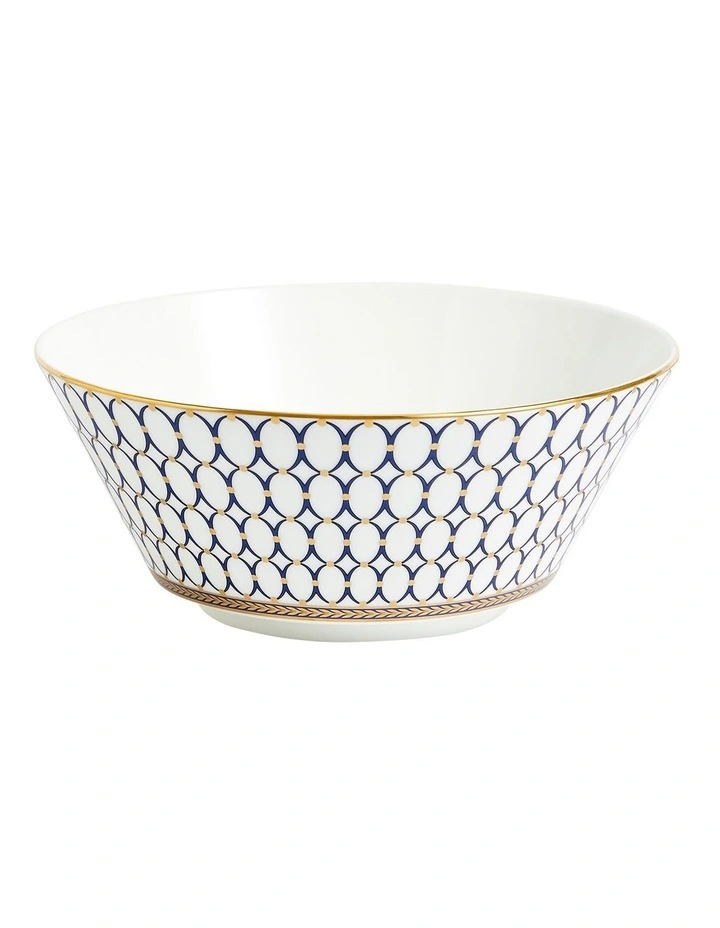 Renaissance Soup/Noodle Bowl 20cm in Blue/Gold image 1