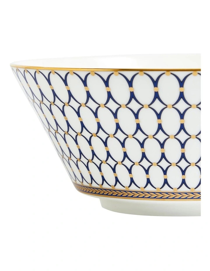 Renaissance Soup/Noodle Bowl 20cm in Blue/Gold image 2