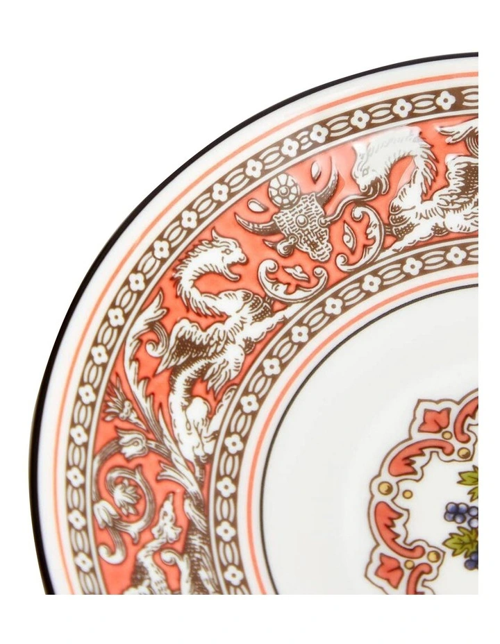 Florentine Teacup and Saucer 174ml in Salmon image 3