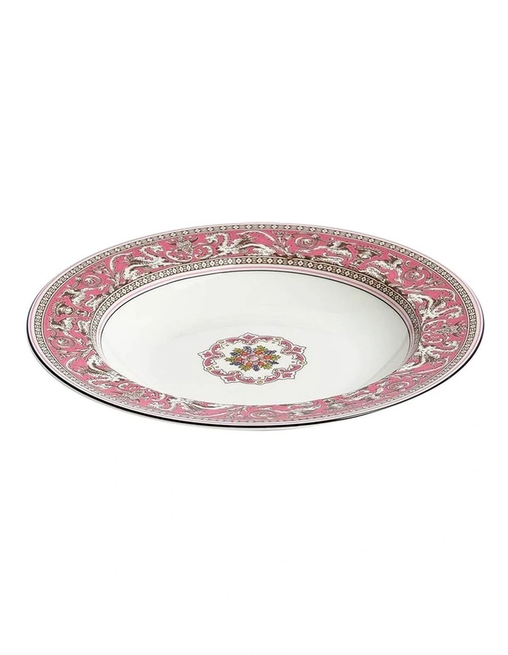 Florentine Rim Soup 22.8cm in Fuchsia image 4