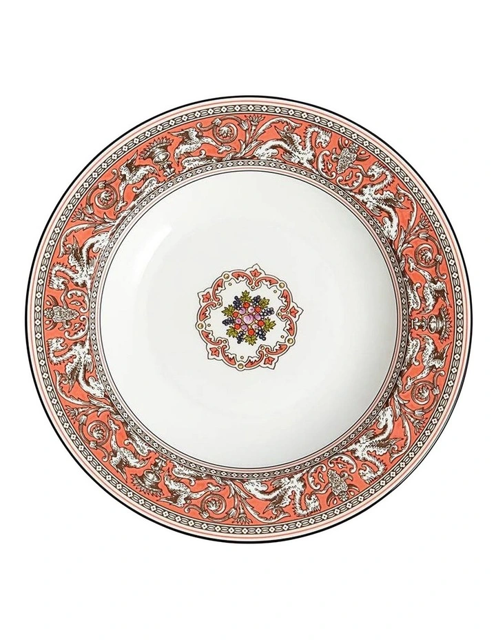 Florentine Rim Soup 22.8cm in Salmon image 1