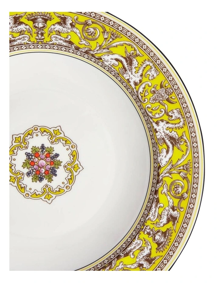 Florentine Rim Soup Bowl 22.8cm in Citron image 2