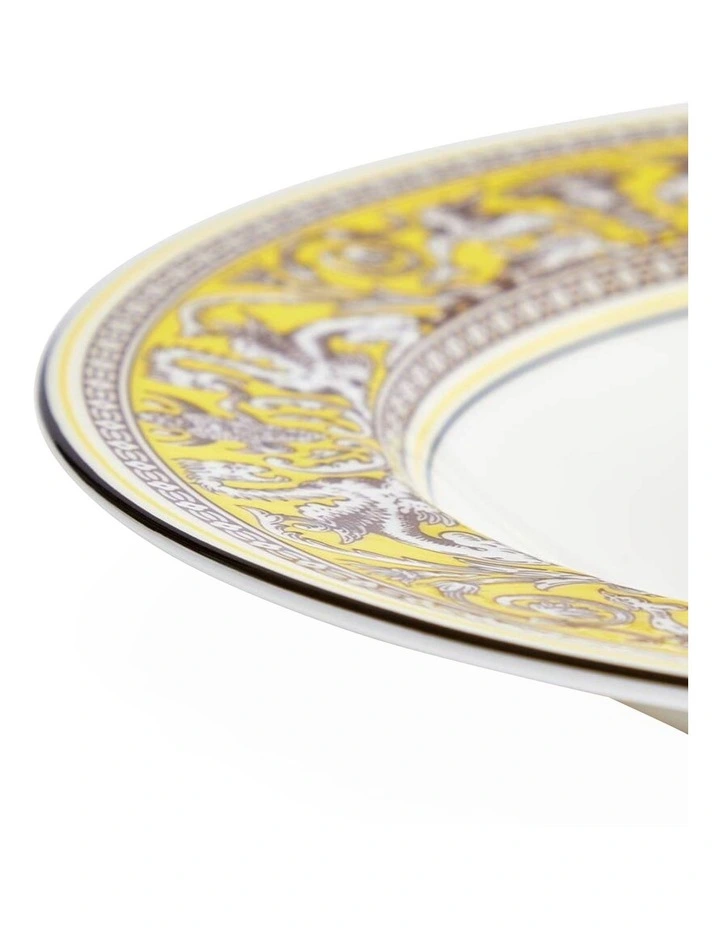 Florentine Rim Soup Bowl 22.8cm in Citron image 3