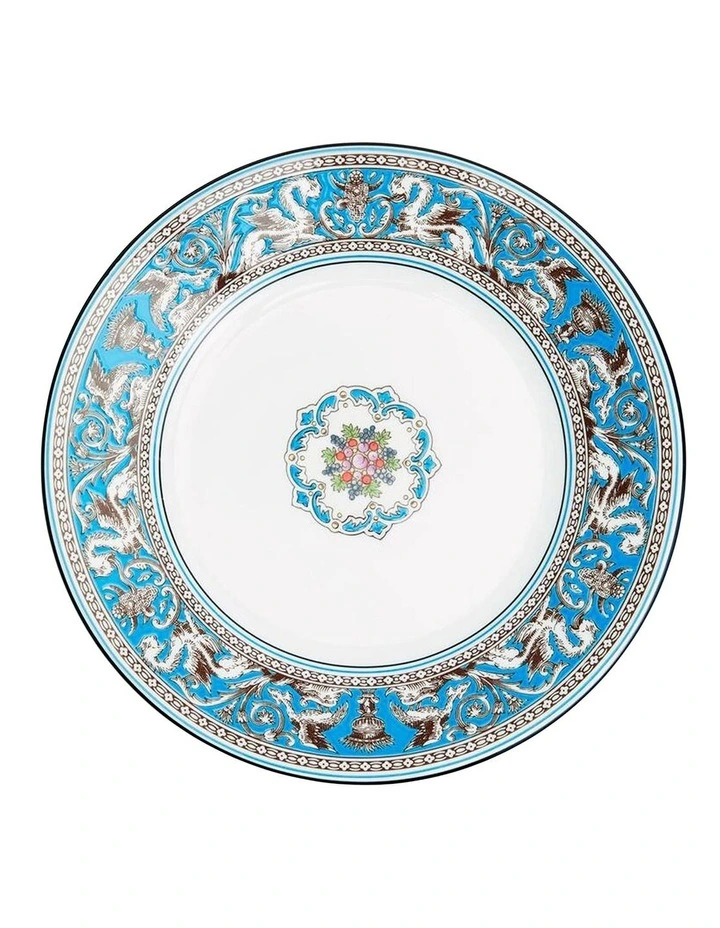 Florentine Plate 20.6cm in Turquoise image 1