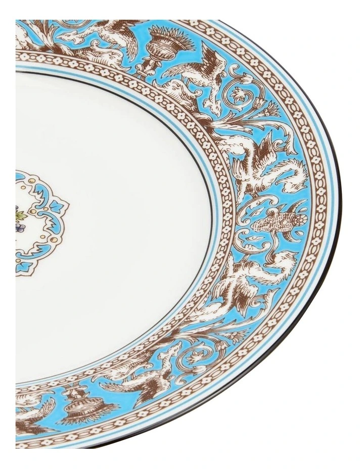 Florentine Plate 20.6cm in Turquoise image 2
