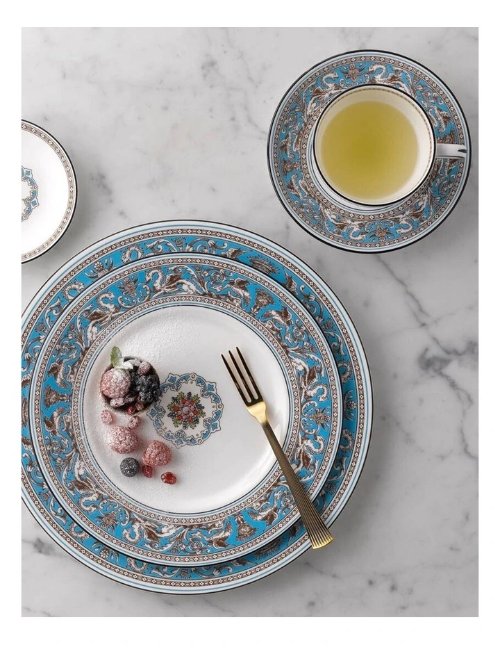 Florentine Plate 20.6cm in Turquoise image 4