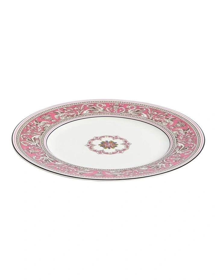 Florentine Plate 27.3cm in Fuchsia image 4