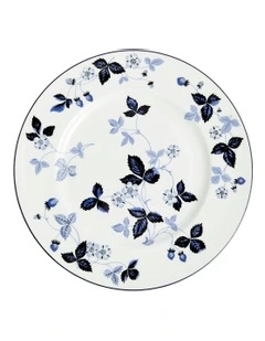 Wild Strawberry Plate 27.3cm in Inky Blue