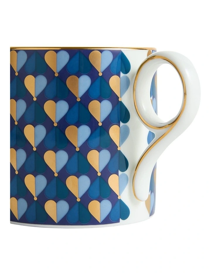 Love Mug 330ml Set of 2 in Magenta/Aegean image 7