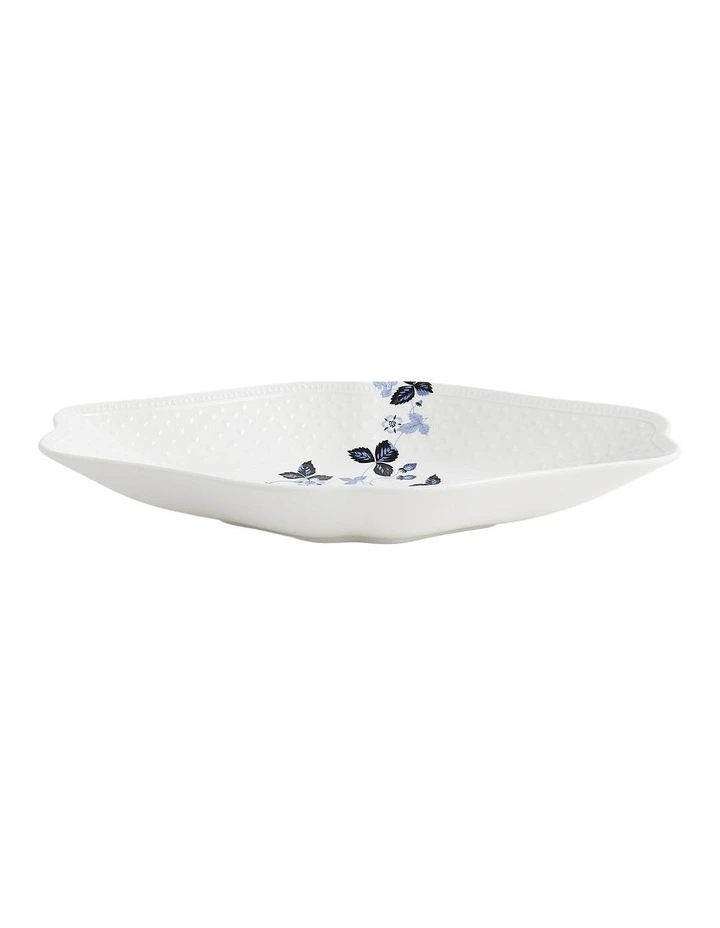 Wild Strawberry Oval Dish in Inky Blue image 2