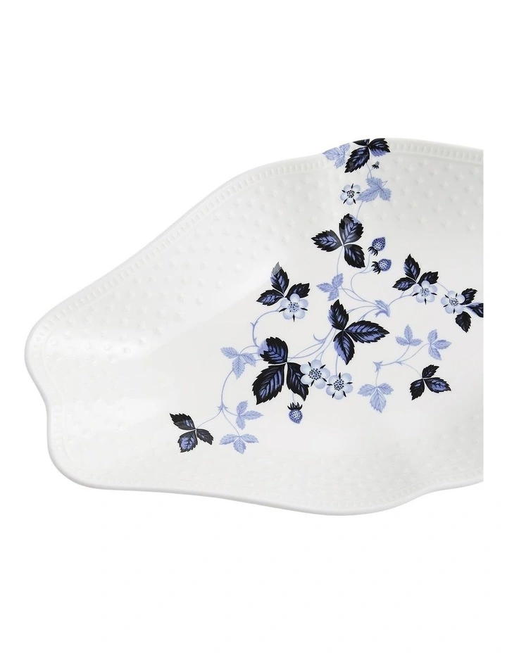 Wild Strawberry Oval Dish in Inky Blue image 4